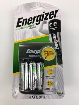 ЗАРЯДНОЕ УСТРОЙСТВО ДЛЯ БАТАРЕИ ENERGIZER BASE AAA R3 AA R6 + 4 БАТАРЕИ AA 1300 МАЧ
