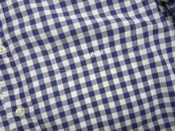 120 __ GANT __ GINGHAM MĘSKA KOSZULA REGULAR FIT M