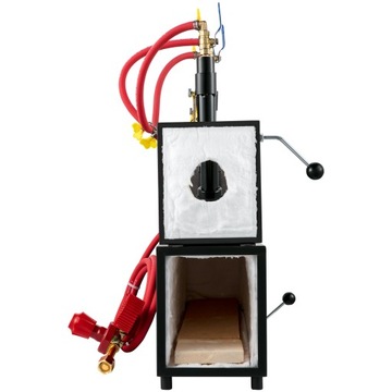 Газовая ковочная печь VEVOR 15L, 2 дверцы, 3 горелки