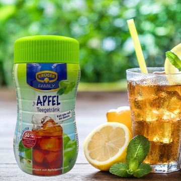 Krüger Apfel Teegetrank Немецкий растворимый чай со льдом 400 г