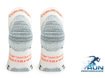 Удобные беговые носки Coolmax – белые RUN