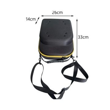 Чехол для шляпы для путешествий на открытом воздухе с жесткой желтой молнией