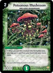 *DM-01 DUEL MASTERS - POISONOUS MUSHROOM - !!!