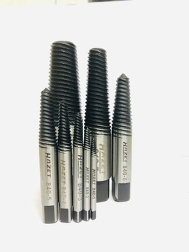 Экстракторы Hazet для сломанных винтов M3-M45 Premium
