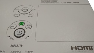 Projektor LCD NEC ME331W biały używany gwarancja