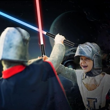 2 шт. световой меч светящийся светодиодный светильник воин со звуком STAR WARS 14RGB