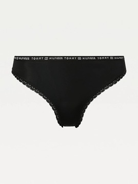 TOMMY HILFIGER MAJTKI DAMSKIE 3P BIKINI BLACK r.XS