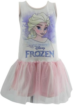 KRAINA LODU FROZEN sukienka tiul DISNEY 140 146