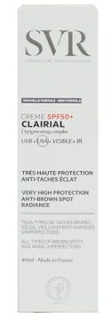 SVR CLAIRIAL CREME SPF50+ krem przeciw przebarwien
