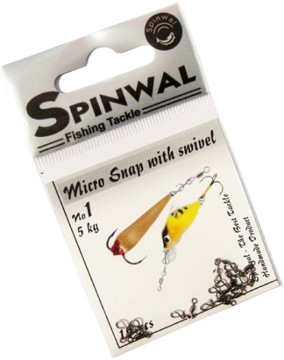 AGRAFKA MICRO Z KRĘTLIKIEM nr1 - 5kg SPINWAL 10szt