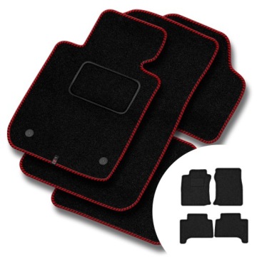 Velurové koberce Streak pro Toyota Land Cruiser J120 2002-2010 5 dveře