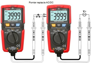 Карманный измеритель переменного/постоянного тока CURRENT VOLTAGE UT125C