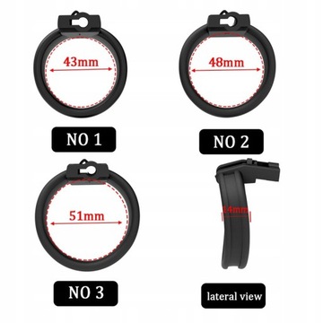 Клетка для члена с двойным замком, разборная крышка, пенис R