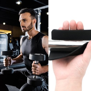 10x PODKŁADKI ANTYPOŚLIZGOWE DO UCHWYTU PODNOSZENIE CIĘŻARÓW NEOPRENOWE