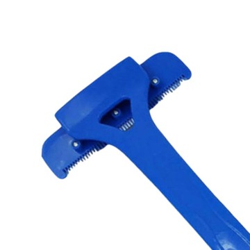 Бритва для спины с длинной ручкой, мужская бритва для спины, инструмент для удаления волос «сделай сам», синего цвета