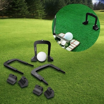 3 szt. Golf Putting Gates metalowy miotacz 6