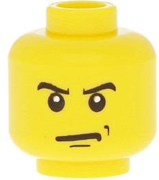 50874 LEGO 3626bpx302 4259916 główka - żółty 1szt