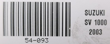 SUZUKI SV 1000 03-07 WAHACZ