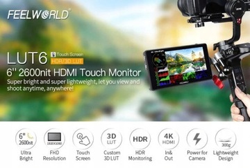 Монитор для просмотра LUT6 Feelworld
