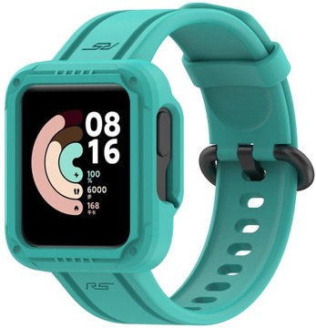 PASEK Z ETUI MOCNY DO XIAOMI REDMI WATCH 2 LITE / MI WATCH LITE - TURKUSOWY