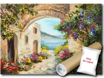 FOTOTAPETA WINYLOWA ULICZKA MORZE OBRAZ 104x70,5