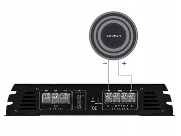 JBL 1000W MDF BASS BOX + Crunch + кабели