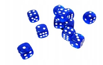 5 БОЛЬШИХ СИНИХ КУБИКОВ ИГРОВОГО КУБА