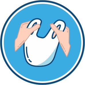 ПАКЕТЫ ДЛЯ ИСПОЛЬЗОВАННЫХ ПОДгузников BABYMAM 400 шт. 4 УП.