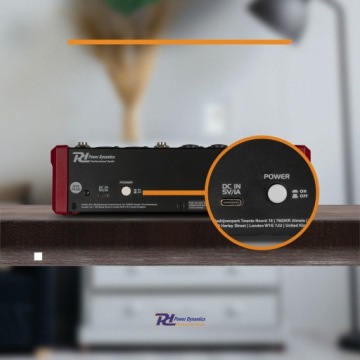 6-канальный студийный фантомный микшер BT +48 В PDM-Y601 Power Dynamics