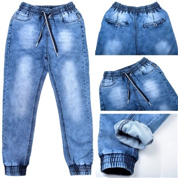 SPODNIE JEANS CHŁOPIĘCE HB-8958-33 JOGGER R. 182 - (33)