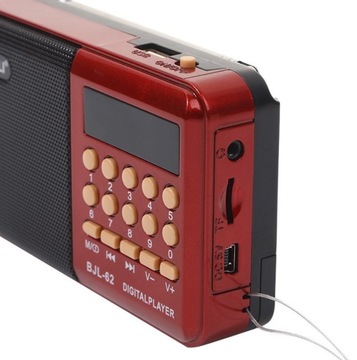 Мини-маленькое карманное радио FM USB SD аккумулятор