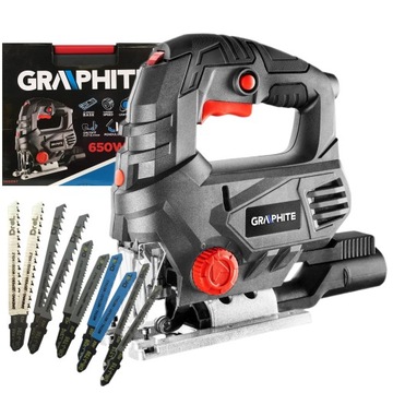 GRAPHITE WYRZYNARKA 650W ILOŚĆ SUWÓW 0-3100 OBR WALIZKA 58G067 +BRZESZCZOTY