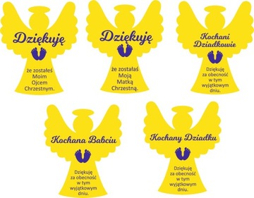 СПАСИБО подарок ПОДАРОК ​​КРЕСТНЫМ РОДИТЕЛЯМ фото ЗОЛОТОЙ МАГНИТ на крещение