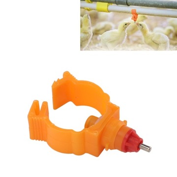 100 шт. ниппельные поилки для курицы, пружинная байонетная поилка из АБС-пластика G3/4