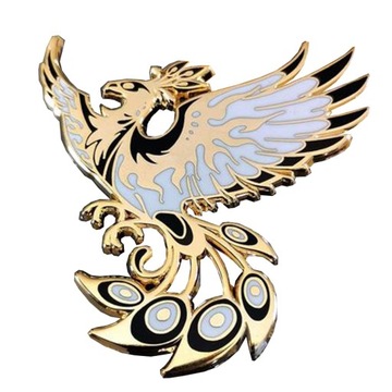 Pin Przypinka Broszka Feniks Phoenix Ptak Paw Bird