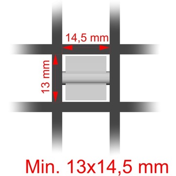 Безрамные держатели для регистраторов UNIVERSAL в гриле РЕГИСТРАЦИОННАЯ РАМКА + ВИНТЫ