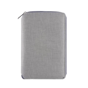 Zapinany na skórzany portfel Folder