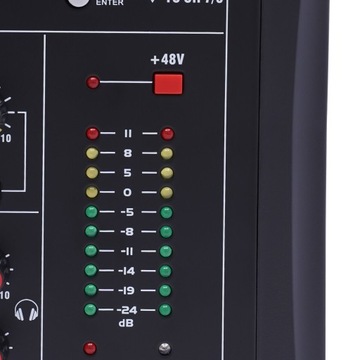 8-КАНАЛЬНЫЙ АУДИОМИКШЕР BLUETOOTH, 48 В