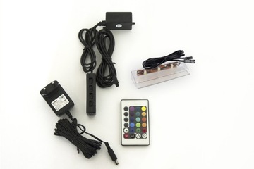 1 punktowe Oświetlenie LED RGB z pilotem - PÓŁKA