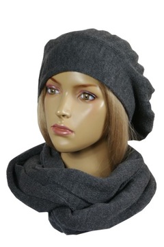 КОМПЛЕКТ ЖЕНСКИЙ - ШАПКА - БЕРЕТ + ЮБКА