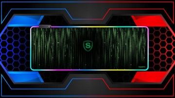 Коврик для игровой мыши XXL для настольного коврика со светодиодной подсветкой RGB