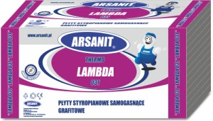 Styropian Arsanit fasadowy grafitowy 031 8cm