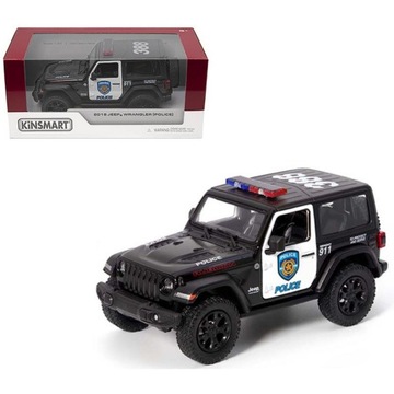 MODEL METAL 1:34 Kinsmart JEEP Wrangler POLICJA