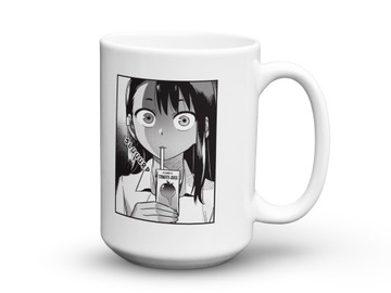 Kubek anime Nagatoro 450ml Nagatoro-san dla fana mangi personalizacja