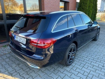 Mercedes Klasa C W205 Kombi Facelifting HYBRYDA 2.0 300 de 306KM 2020 Mercedes-Benz Klasa C 2.0 diesel PLUG IN 306 KM automat zarej w PL zad, zdjęcie 2