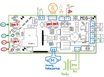 Плата migomat MIG-1 UNIVERSAL, простое подключение