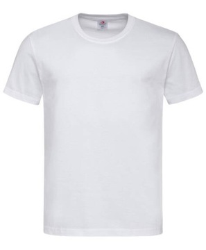 T-Shirt Koszulka Gruba 190g Biała XL