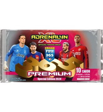 FIFA 365 2024 Karty Piłkarskie Saszetka Premium Pack 10 kart Karta Limited