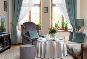 Decoria Гардина на колесиках, 1 шт, зеленый