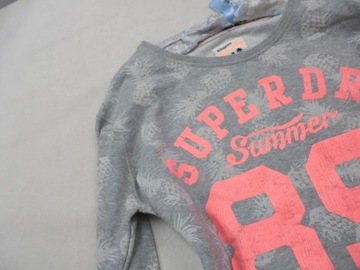 38 SUPERDRY BLUZA DRESOWA ANANASY PRINT Z822